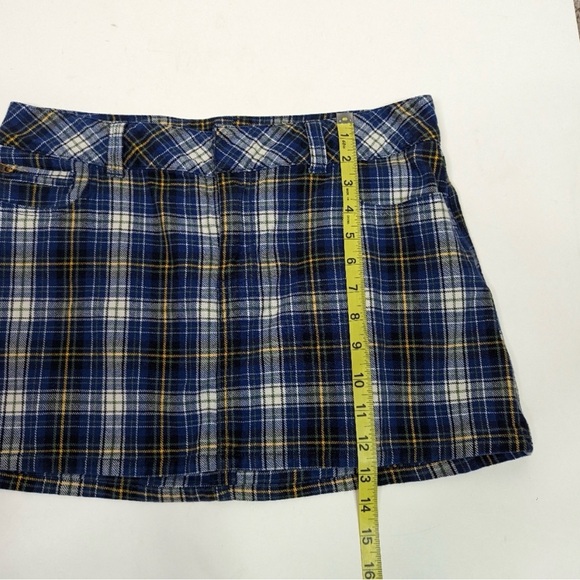Abercrombie & Fitch Y2K Plaid Checkered Mini Skirt - Picture 6 of 6
